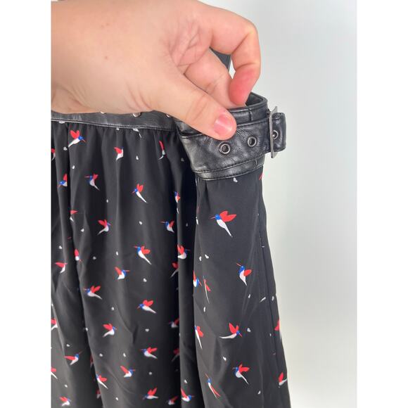 Torrid Studded Belted Bird Black Skirt - Picture 10 of 10